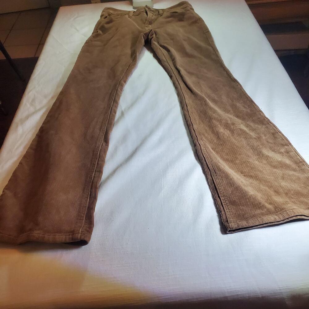 J Galt John Galt Women Small Brown Corduroy Pants Trousers Wide Leg High Waisted